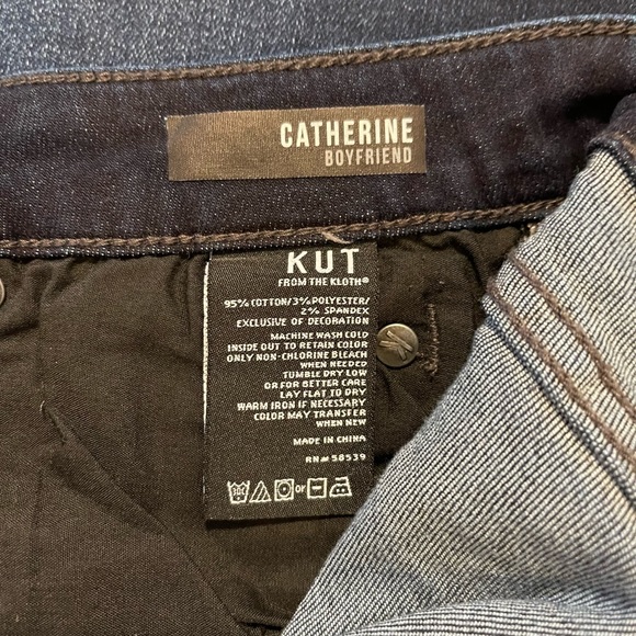 Kut from the Kloth Catherine Boyfriend jeans size 12 - Picture 8 of 16